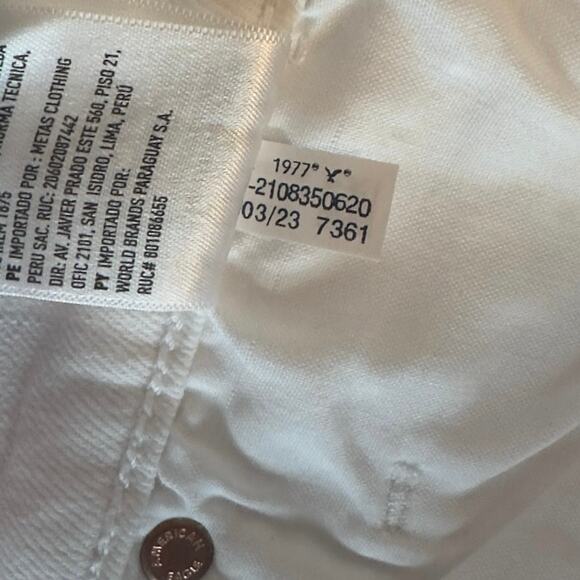 NWT American Eagle Next Level Stretch High V-Rise Shortie Size 20 White Summer - Picture 11 of 13